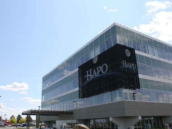 美國華（huá）盛頓HAPO社（shè）區信用合作社led室外全彩顯示屏（píng）