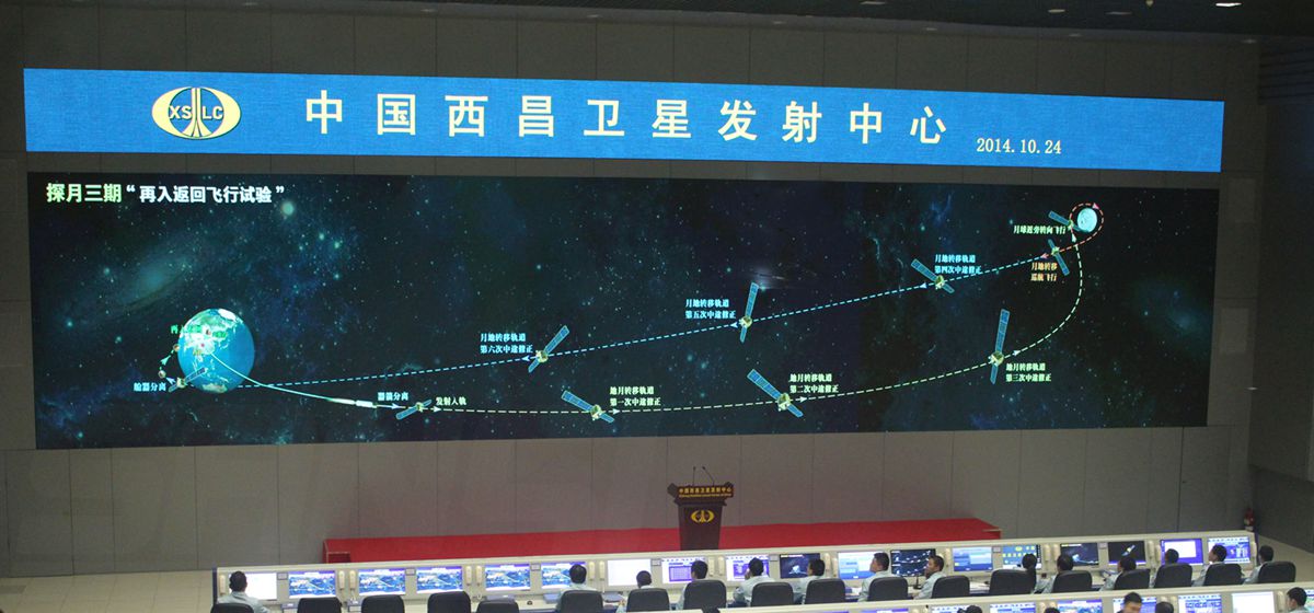 西昌衛星發射中心室（shì）內（nèi）全彩led顯示（shì）屏