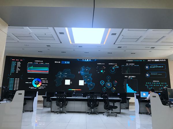 株洲公安局（jú）室內led全彩顯示屏