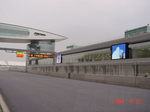 上（shàng）海F1賽車場室內全彩led顯（xiǎn）示屏