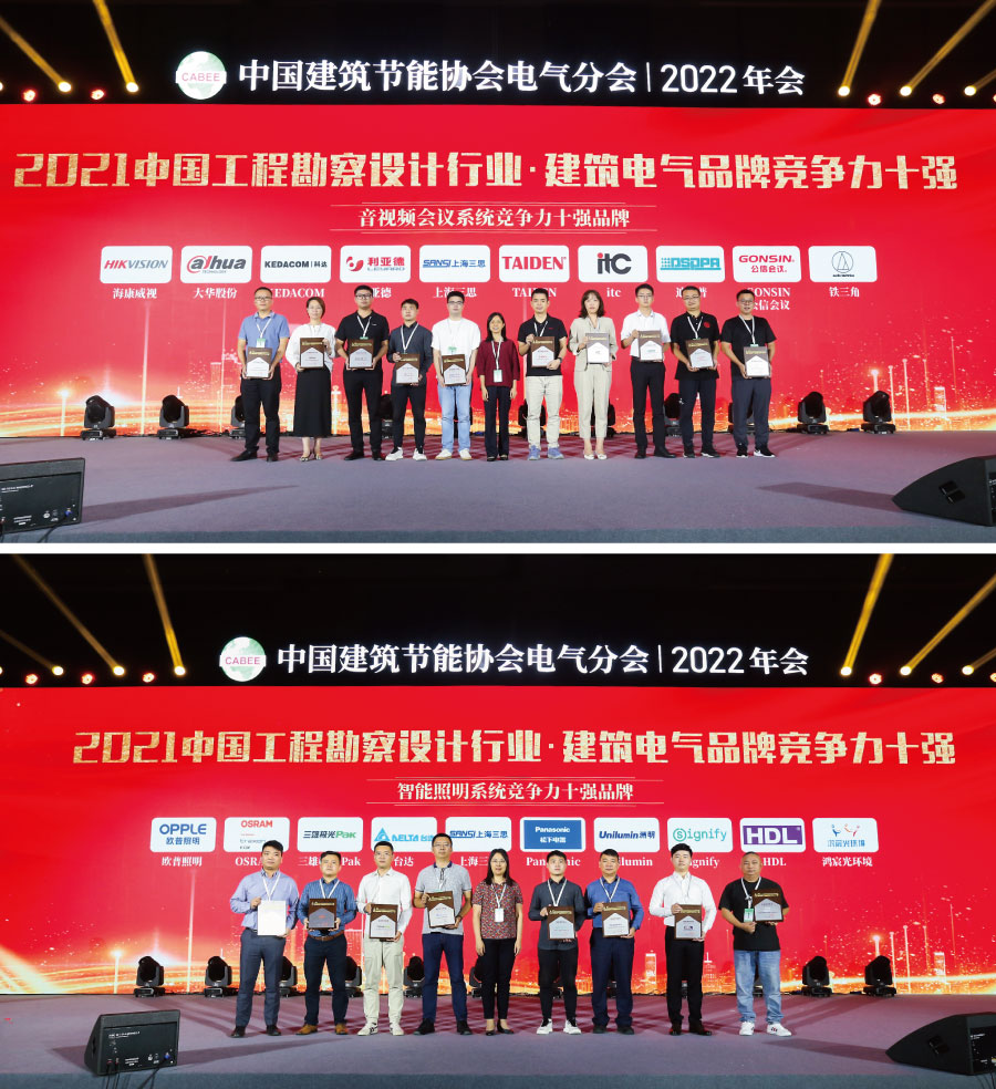 第10屆建築電氣品牌（pái）競爭力十強