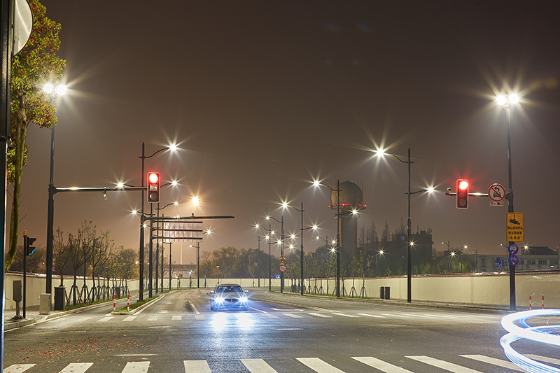 LED路燈,提升道（dào）路安全,可視性